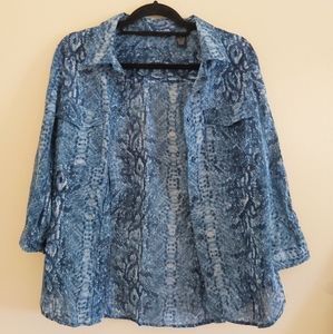 Vintage blue shirt